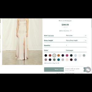 Amsale Imani Bridesmaids Dress